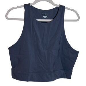 Banana Republic Gray Compression Top Longline Bra, Large